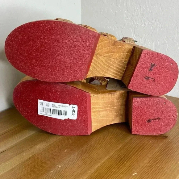 NEW Bed Stu Voicing Braided Leather Platform Sandals Size 9 - Picture 11 of 12